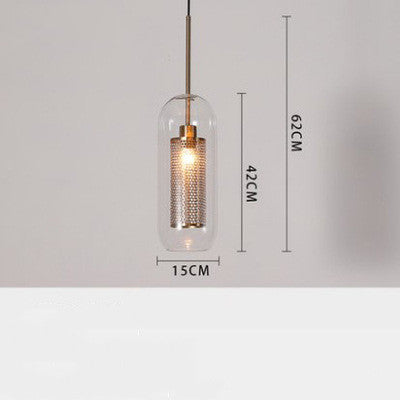 Modern Minimalist Light Luxury Glass Chandelier