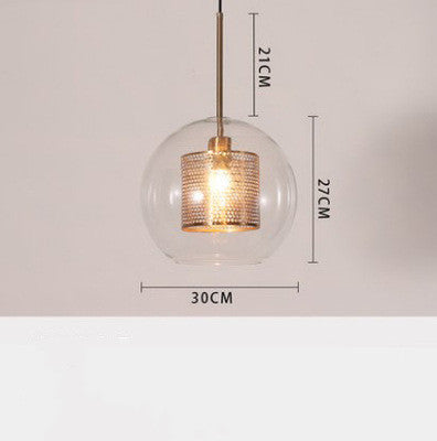 Modern Minimalist Light Luxury Glass Chandelier