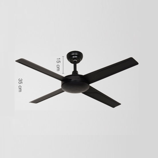 Black American Retro Ceiling Fan