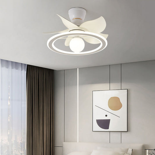 Nordic Ceiling Mounted Fan Lamp